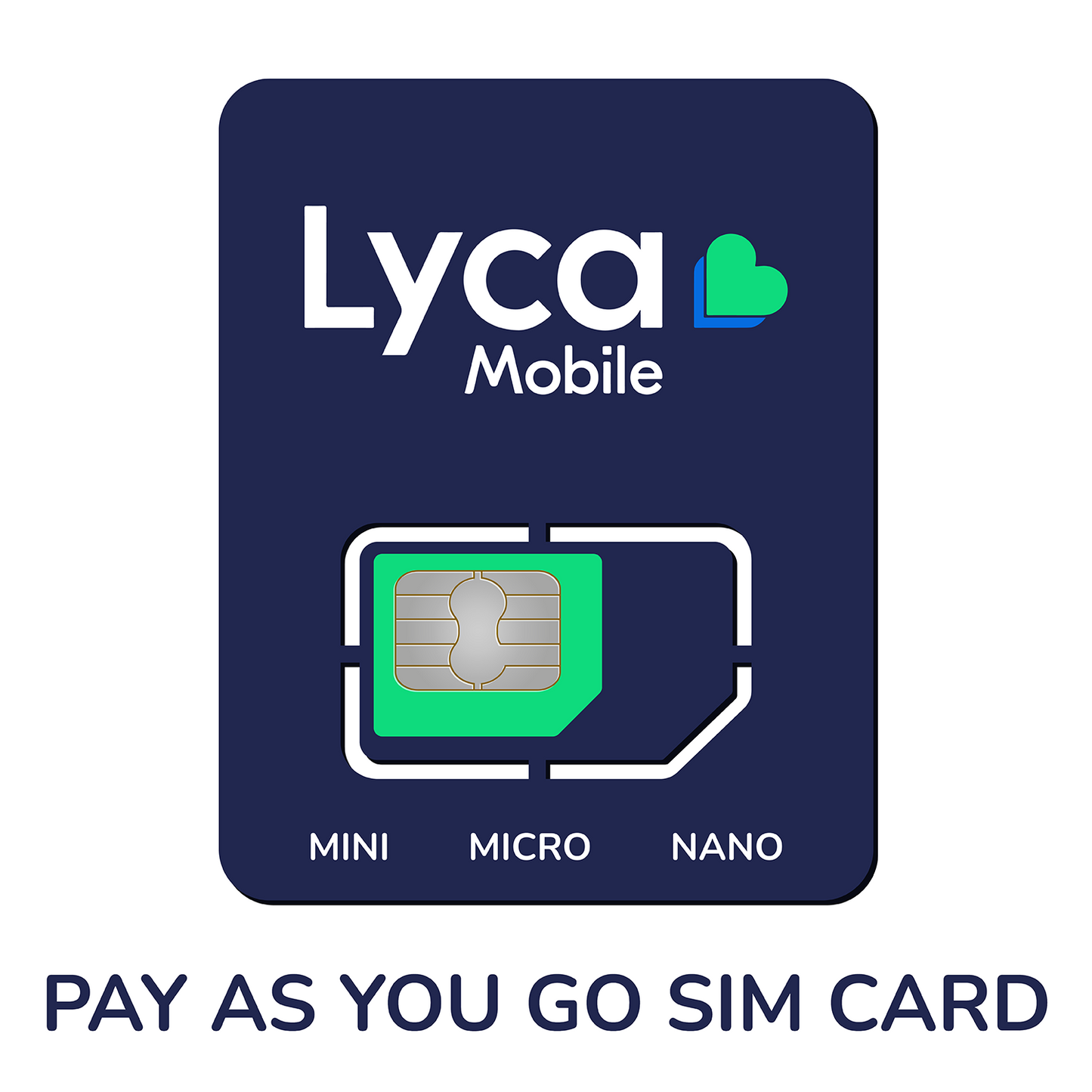SIM Card Lycamobile UK +44 Pre-attivata, Attivazione Anonima Immediata