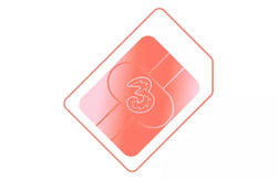 SIM Card Three UK +44 Pronta all'Uso, Attivazione Anonima Immediata